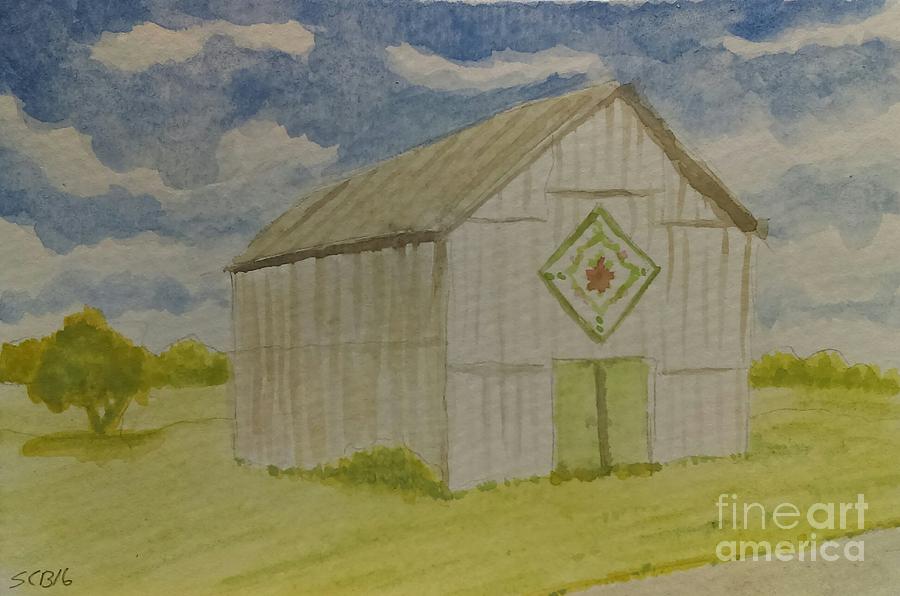 Barn Quilt Painting by Stacy C Bottoms