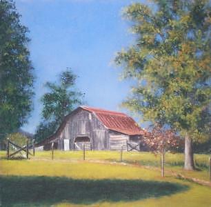 Old Barn Painting - Barn by Rose Baggs Old Barn Painting - Barn by Rose Baggs