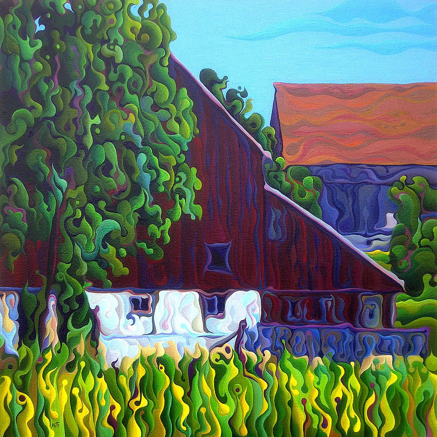 Barn Sided Painting by Amy Ferrari
