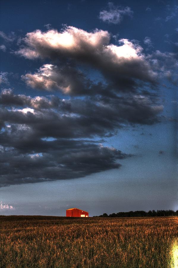 Barn storm Photograph by David Matthews