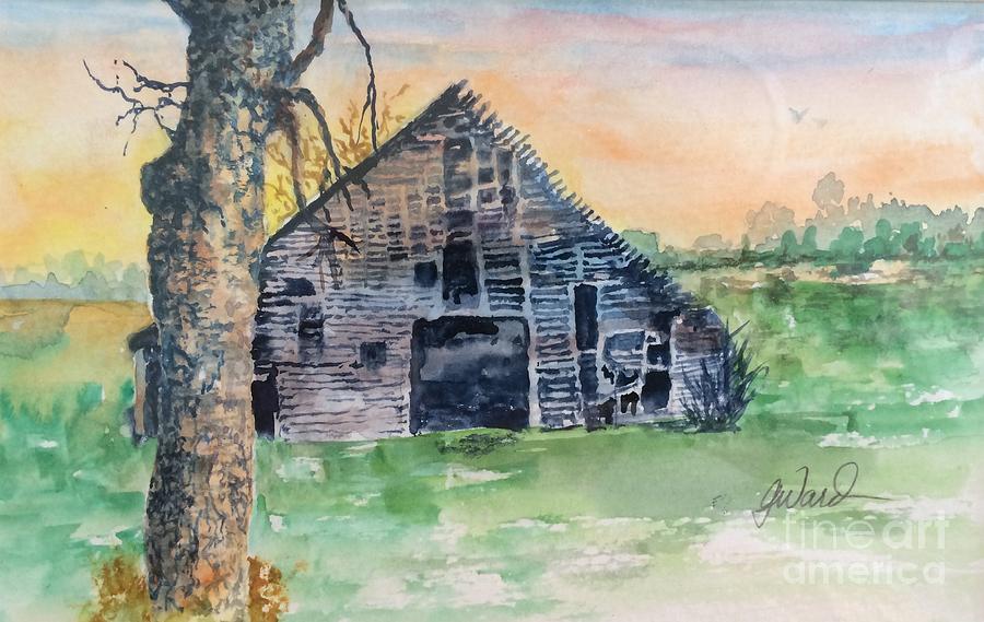 Barn Painting - Barn Study #3 by Glen Ward Barn Painting - Barn Study #3 by Glen Ward