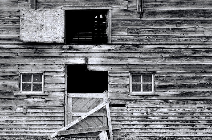 Barn Texture Photograph by Wayne Sherriff