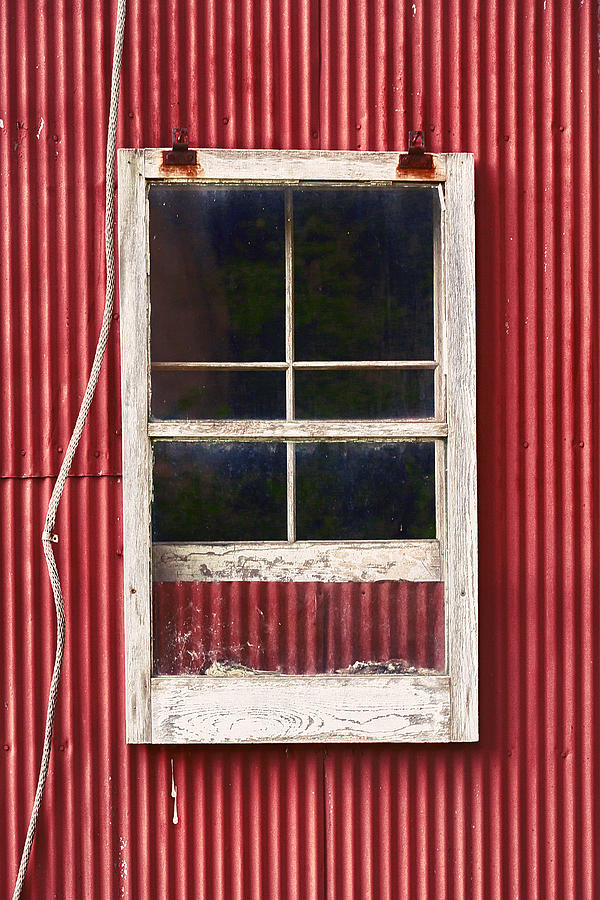 Barn Window and Rope Photograph by Robert FERD Frank