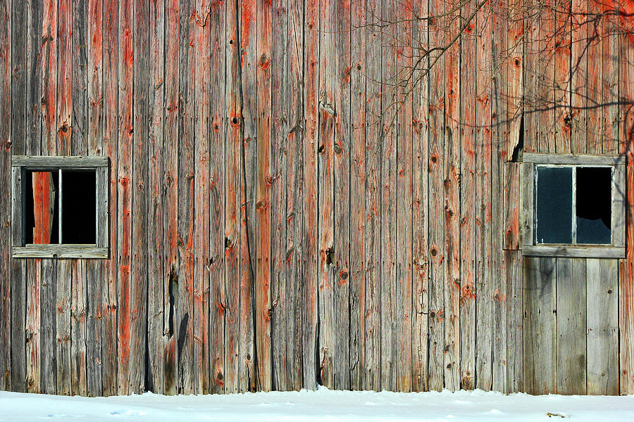 Barn Windows 10 Photograph by Mary Bedy