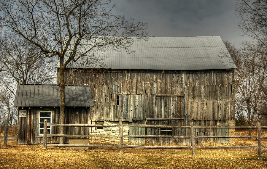 Barn with Fence Photograph by Rick Couper - Fine Art America