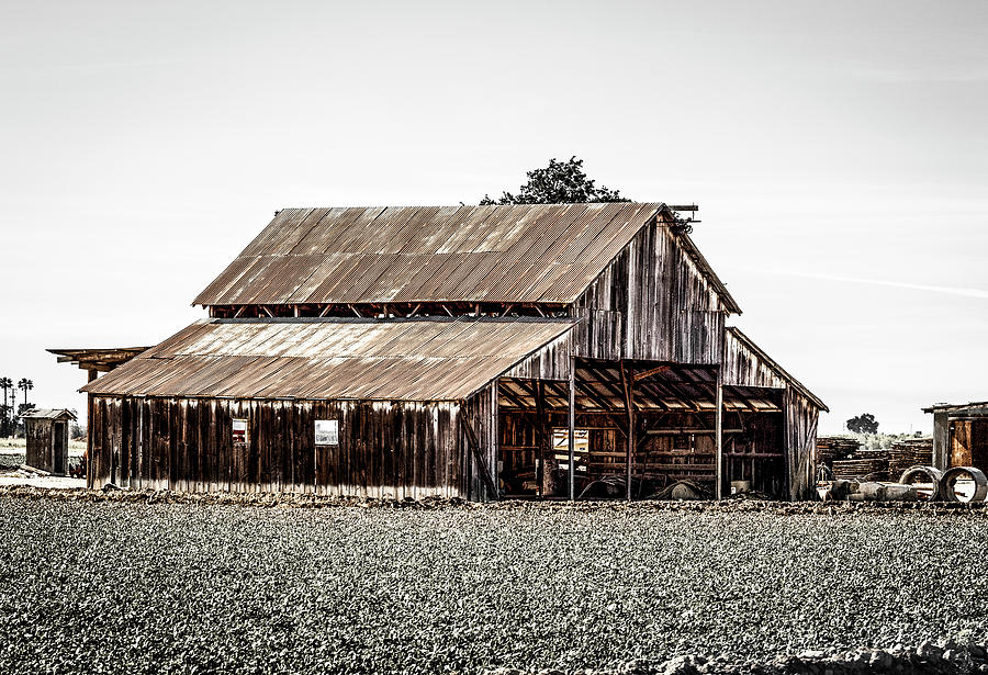 Barn With Outhouse Photograph by Gene Parks