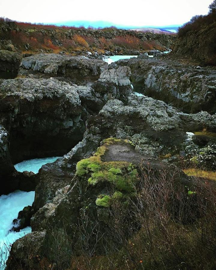 Nature Photograph - Barnafoss Waterfalls, Iceland by Gerhard Slama