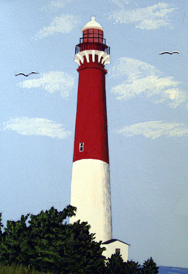 Architecture Painting - Barnegat Lighthouse by Frederic Kohli