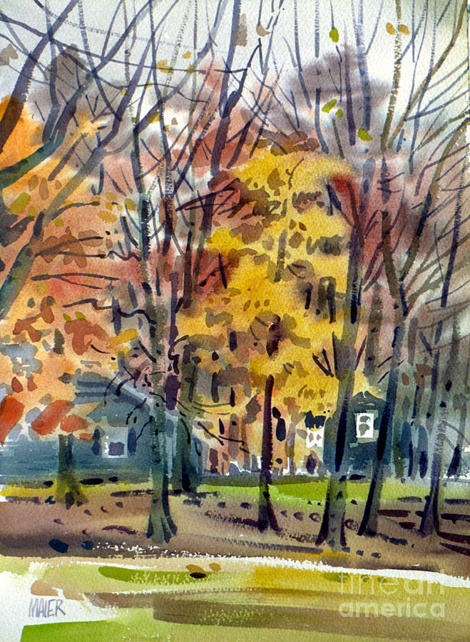 Barnetts House Painting by Donald Maier