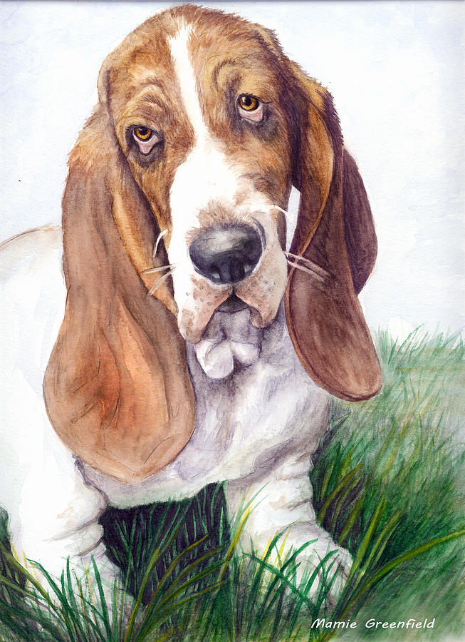 Barney Painting by Mamie Greenfield