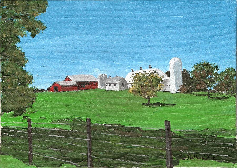 Barns 5 Painting by Keith Wilkie