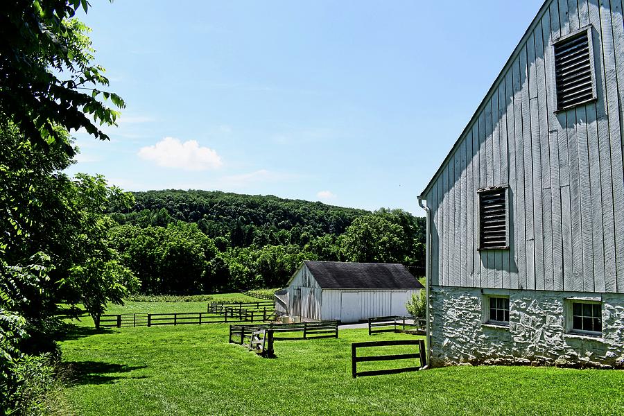 Barns And Greenery Photograph