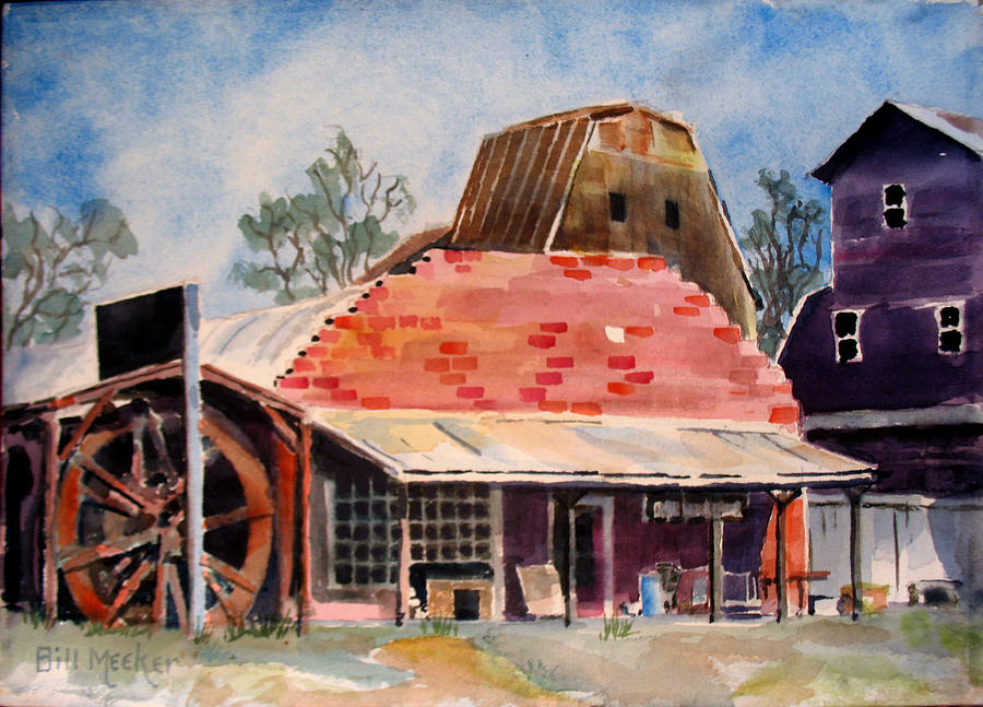 Barn Painting - Barns Of Chetopa - 3 by Bill Meeker