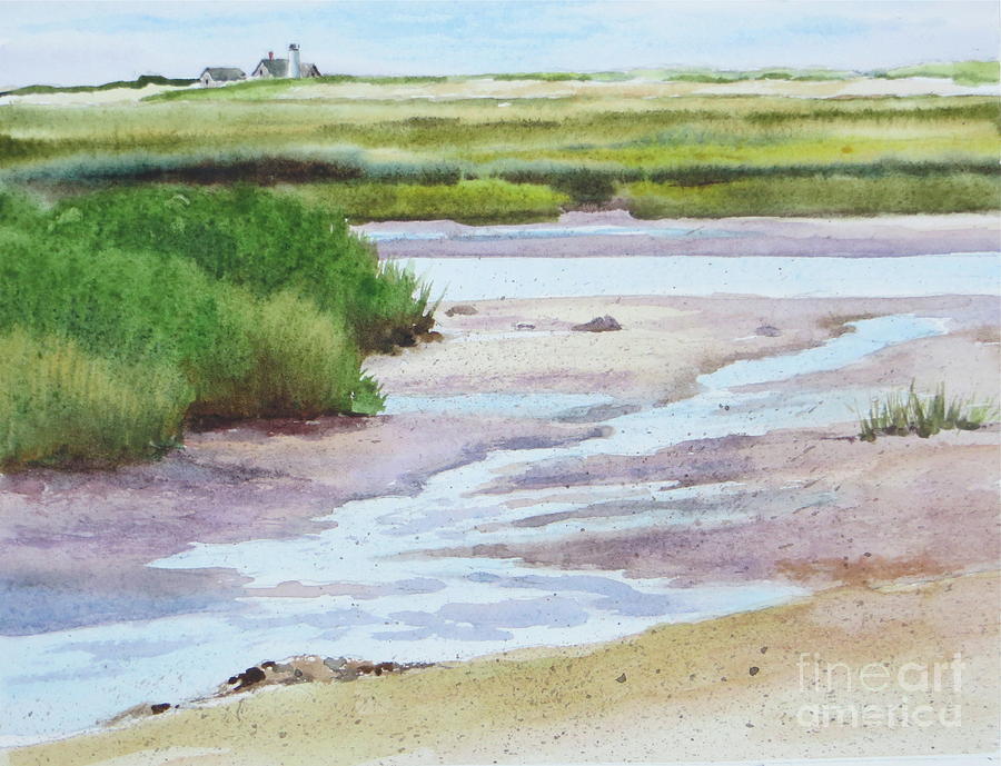 Barnstable Marsh Painting by Karol Wyckoff
