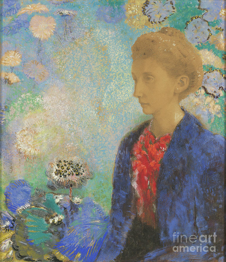 Baronne de Domecy by Odilon Redon Painting by Esoterica Art Agency