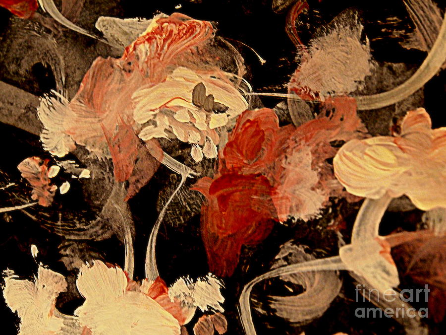 Baroque Bouquet Painting by Nancy Kane Chapman