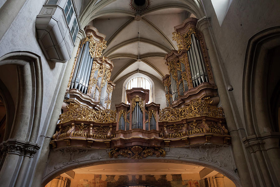 Baroque Organ in St Michael Church in Vienna Photograph by Artur Bogacki