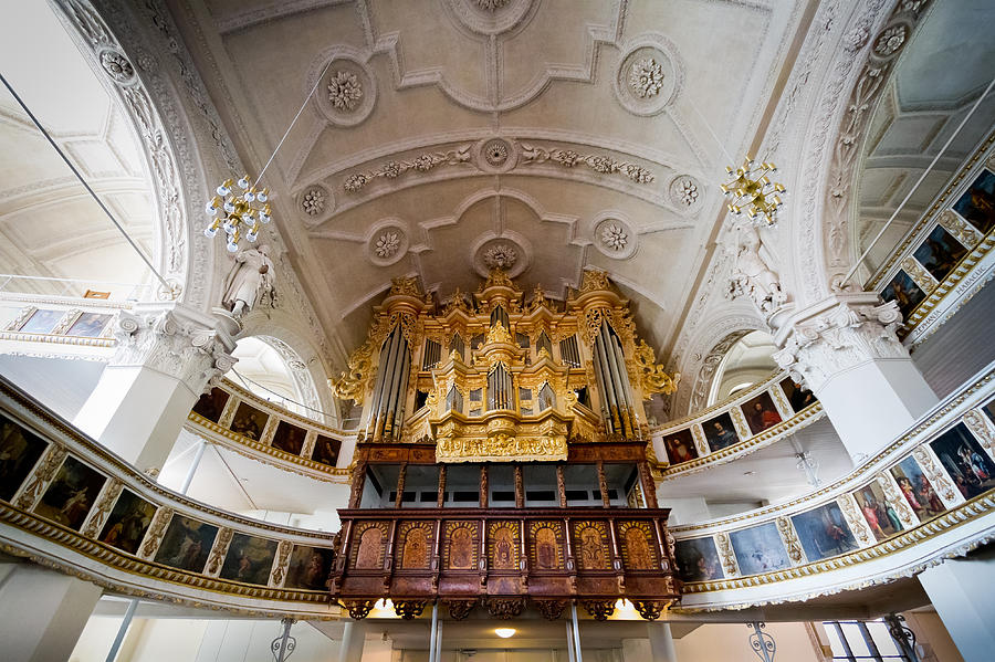 Baroque pipe organ in Celle Photograph by Jenny Setchell