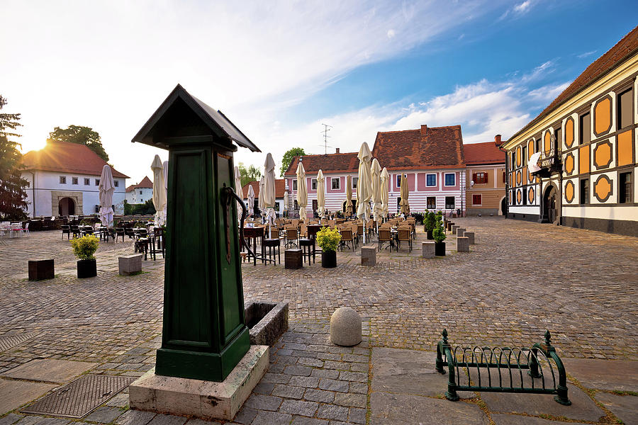 Baroque town of Varazdin old square Photograph by Brch Photography