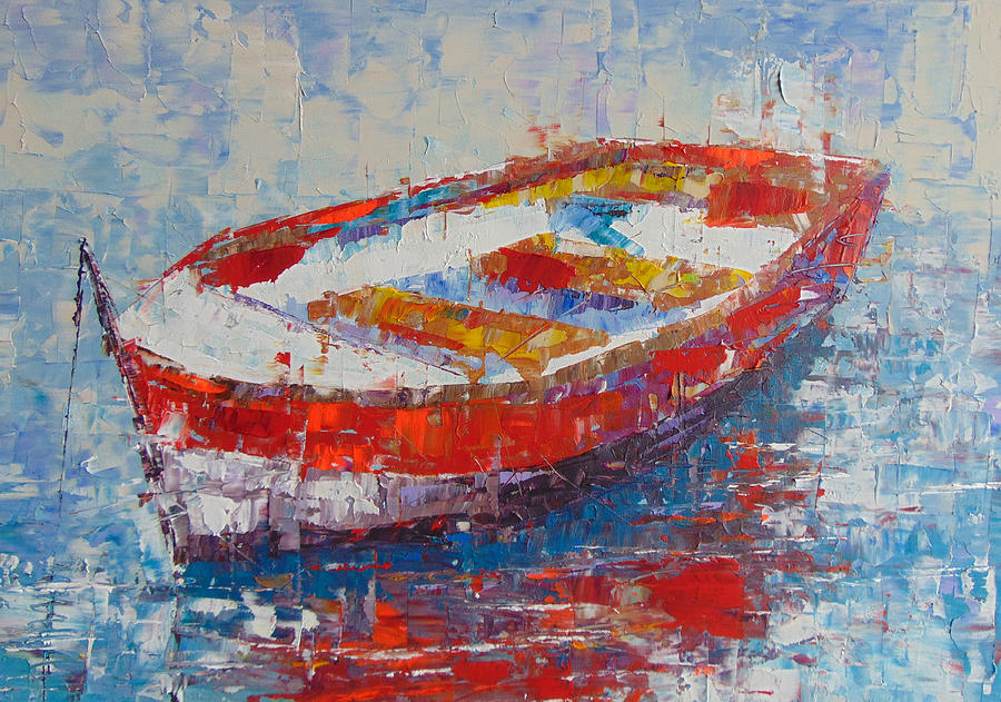 Impressionist Painting - Barque by Frederic Payet