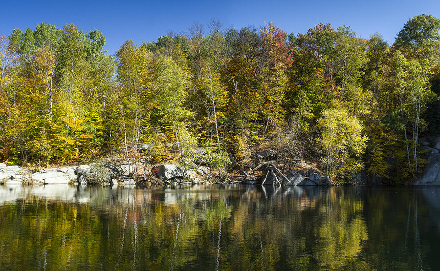 Barre Vermont Autumn Granite Quarry Photograph
