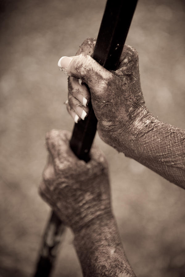 Barred Hands Photograph by Scott Sawyer