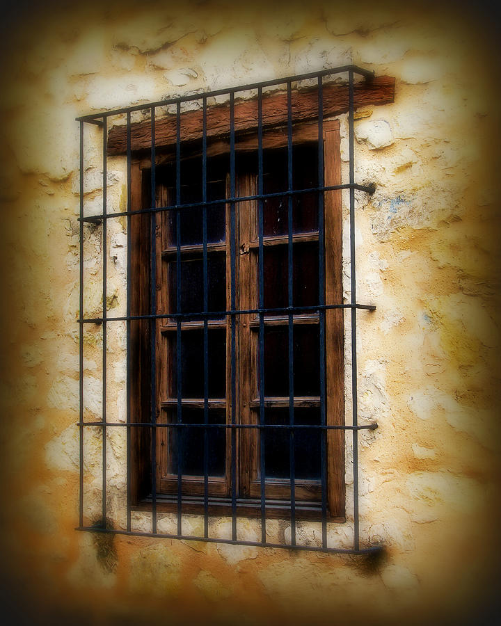 Barred window Photograph by Perry Webster