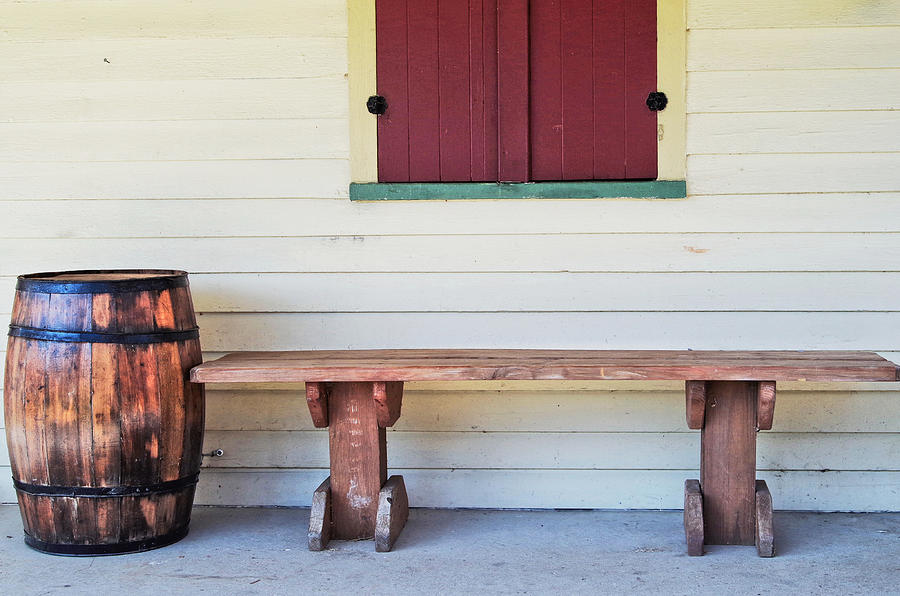Barrel And Seat Photograph