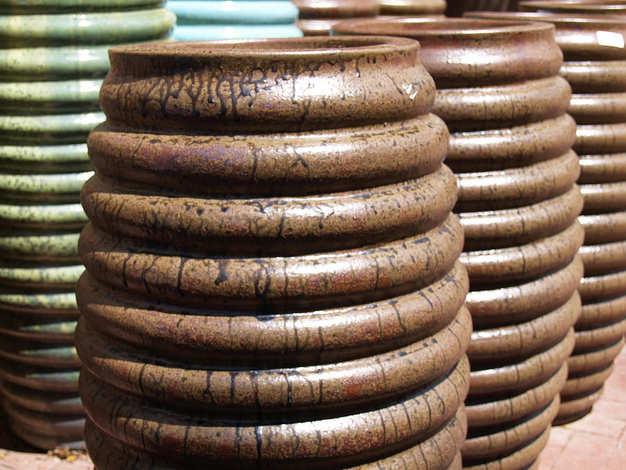 Still Life Photograph - Barrel Pottery by James Granberry