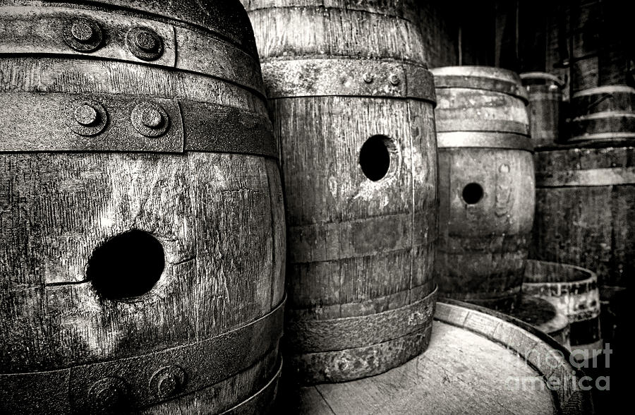 Barrels of Laugh Past  Photograph by Olivier Le Queinec