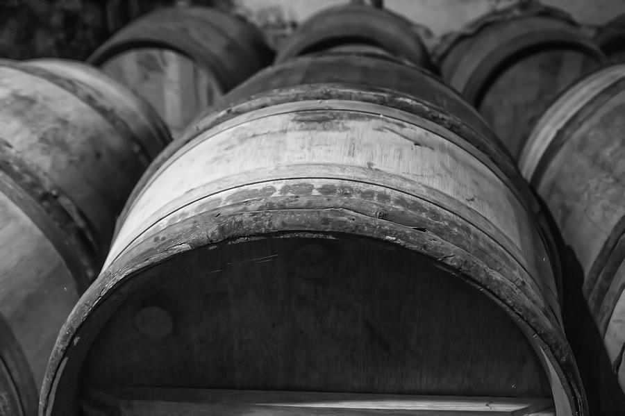 Barrels of Wine Photograph by Georgia Clare