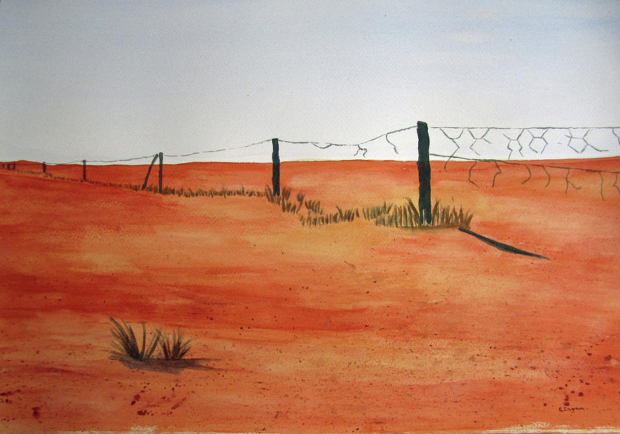 Barren Land Painting by Elvira Ingram