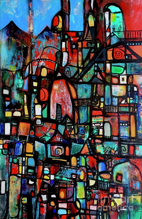 Barri Gotic Painting By Laurie Devault - Fine Art America