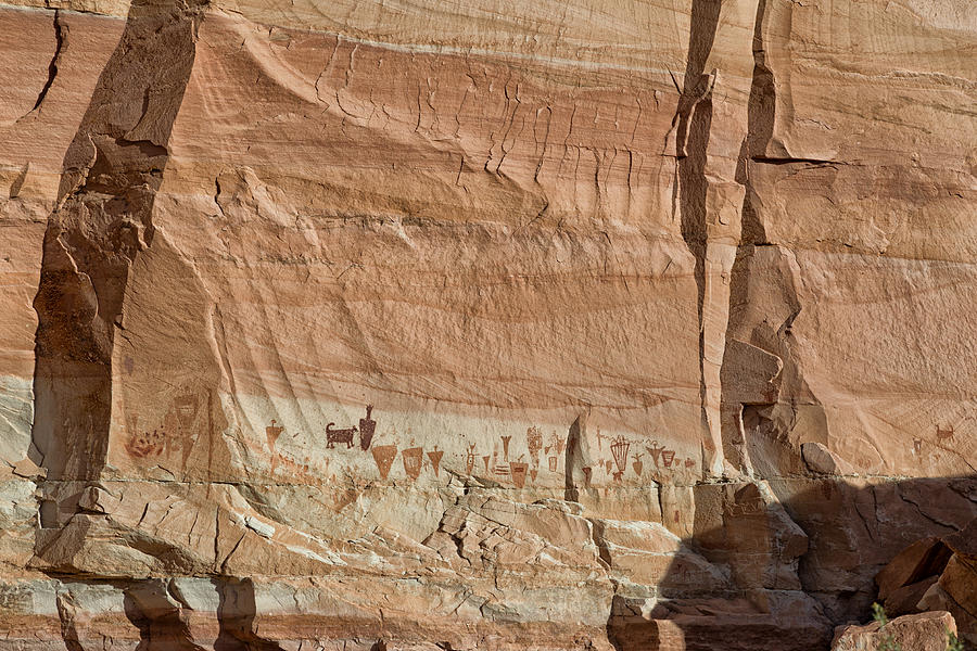 Barrier Canyon Paintings Photograph