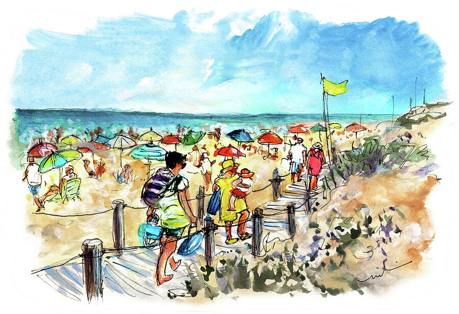 Barril Beach 02 Painting by Miki De Goodaboom