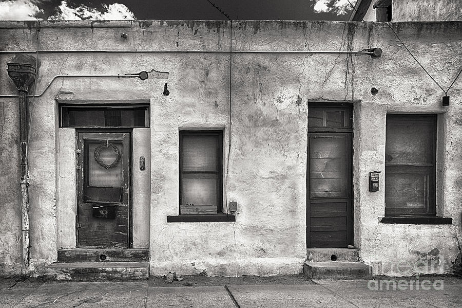 Barrio Viejo in Black and White Photograph by Priscilla Burgers