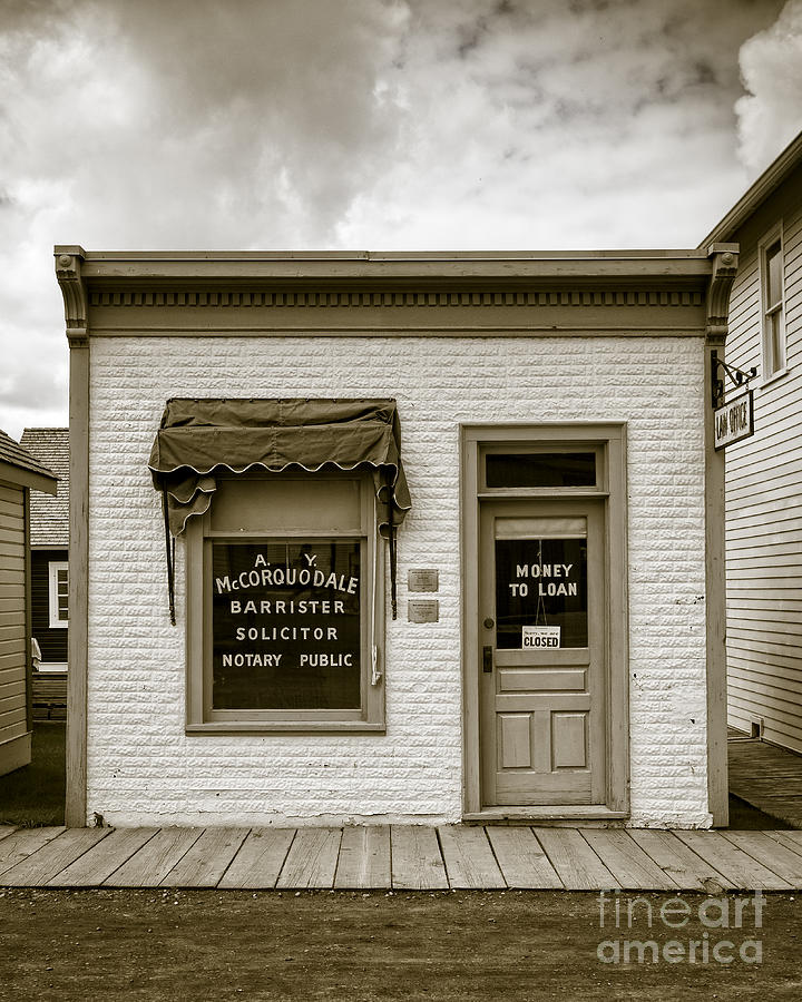Barristers Office in the Wild West Photograph by Edward Fielding