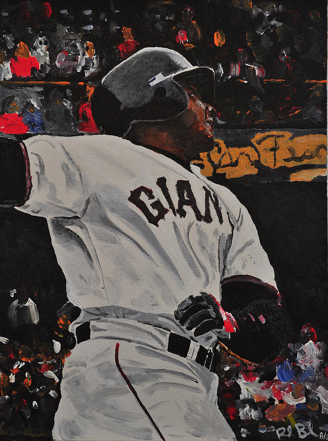 Barry Bonds Signed & Hand Painted Jersey SOLD OUT