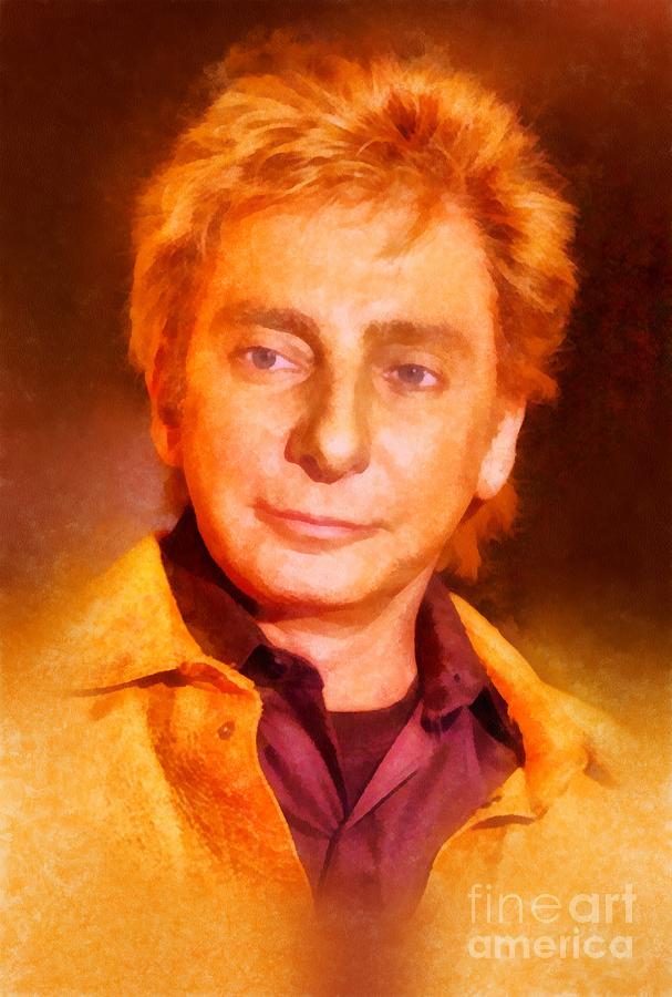 Barry Manilow by John Springfield Painting by Esoterica Art Agency