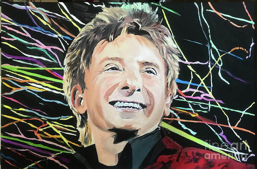 Barry Manilow Painting by Samantha Ewan | Pixels