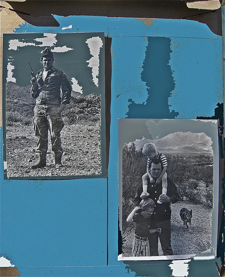 Barry Sadler collage Tucson Arizona 1971-2008 Photograph by David Lee Guss