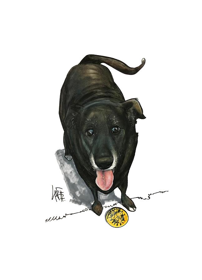 Bartlett 3021 Drawing by Canine Caricatures By John LaFree