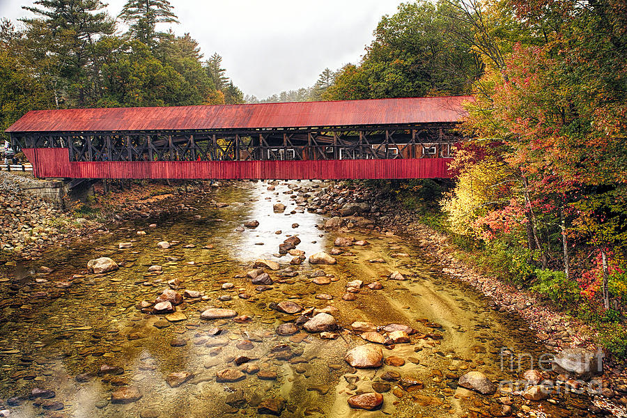 Bartlett Covered Bridge Photograph By George Oze | Fine Art America