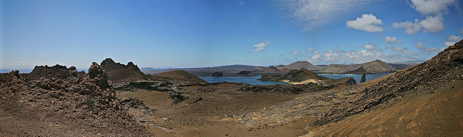 Bartolome Island Panorama Photograph by John Haldane