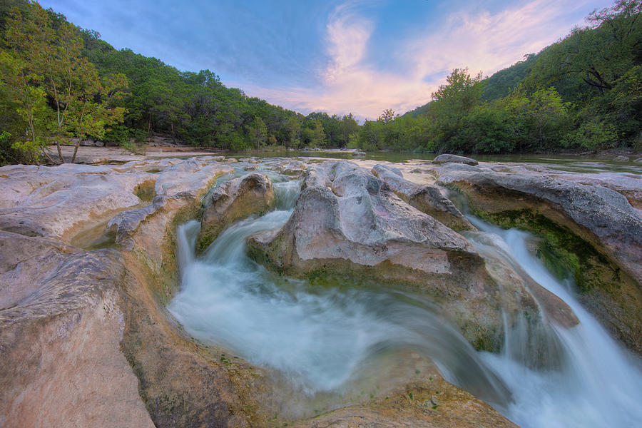 Waterfall Photograph - Barton Creek Greenbelt Austin Texas 5 by Rob Greebon