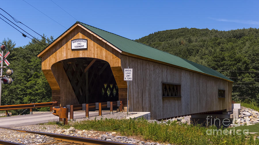 Bartonsville Covered Bridge Photograph by Scenic Vermont Photography