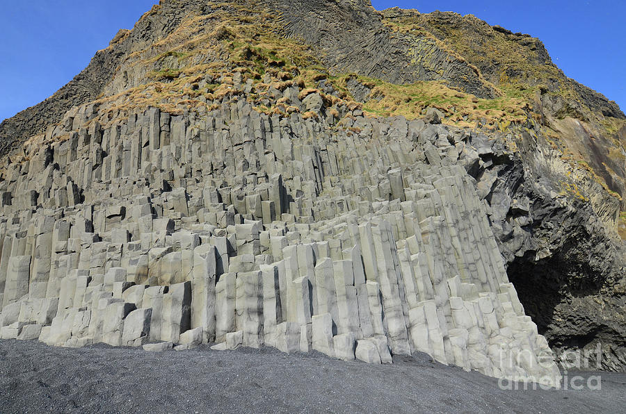 Basalt Columns Found in Vik Icelands Beach Photograph by DejaVu Designs