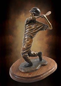 Little League Sculpture - Base Hit by Tom White Little League Sculpture - Base Hit by Tom White
