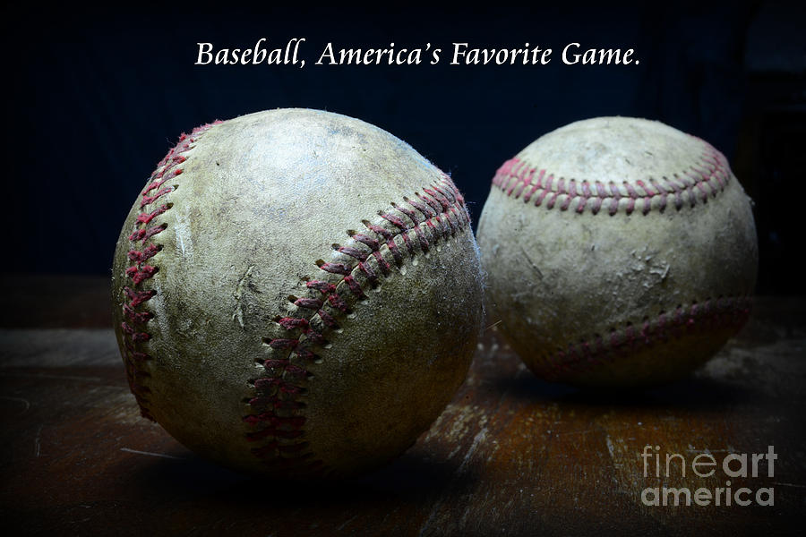 Baseball Photograph - Baseball Americas Favorite Game by Paul Ward