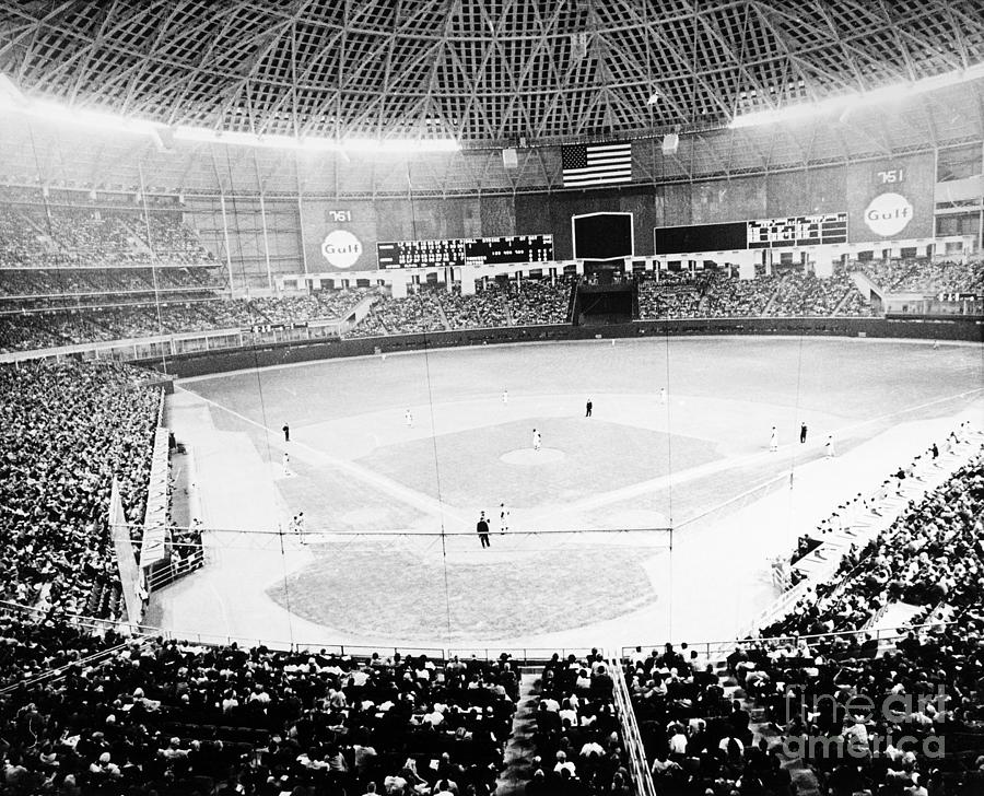 Houston Astros Photograph - Houston Astrodome, 1965 by Granger